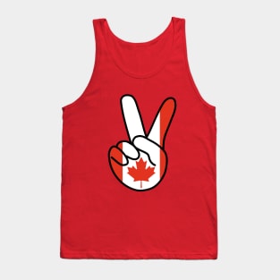 Canada V Sign Tank Top